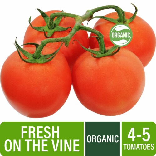 Fresh Organic On the Vine Tomatoes (4-5 Tomatoes per Bunch)