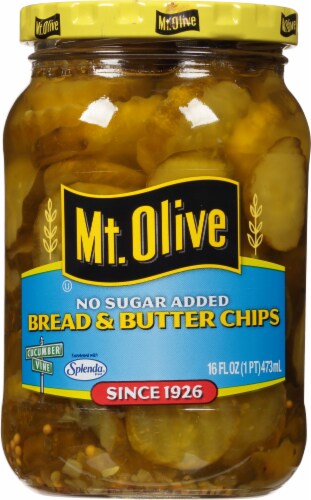 Mt. Olive No Sugar Added Bread & Butter Pickle Chips
