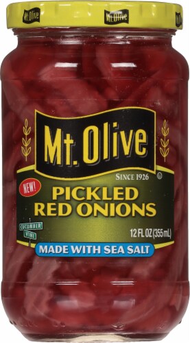 Mt. Olive Pickled Red Onions – 12 fl oz Jar