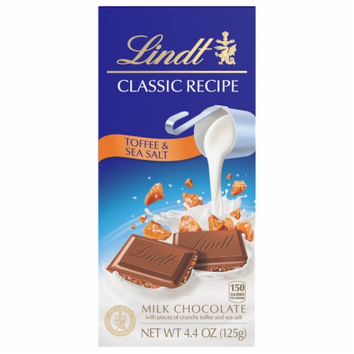 Lindt Classic Recipe Toffee Sea Salt Milk Chocolate Bar