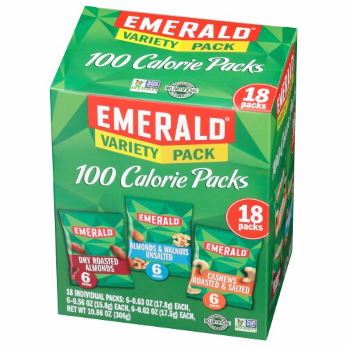 Emerald® Almonds Walnuts & Cashews 100 Calorie Variety Packs