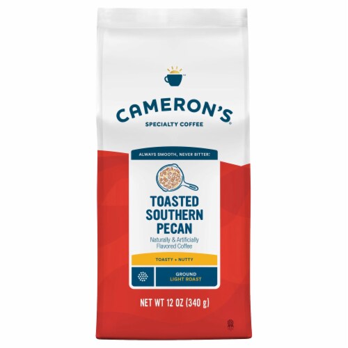 Cameron’s Coffee Bag, Flavored, Toasted Southern Pecan Light Roast Ground Coffee
