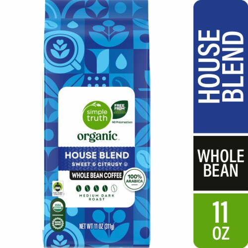 Simple Truth Organic® House Blend Medium Dark Roast Whole Bean Coffee