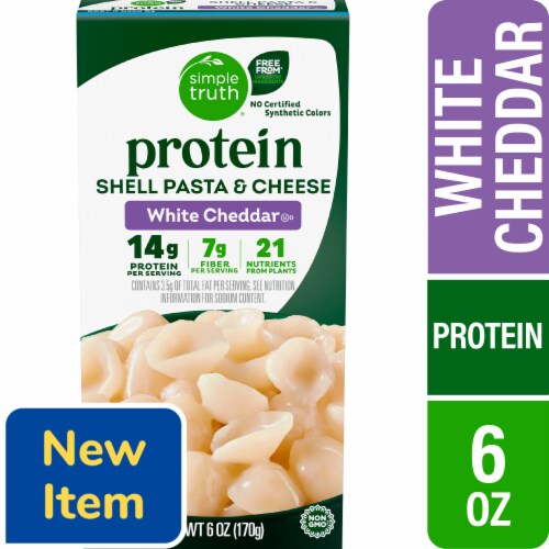 Simple Truth® Protein White Cheddar Shell Pasta and Cheese