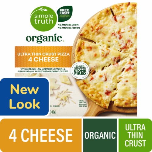 Simple Truth Organic® 4 Cheese Ultra Thin Crust Frozen Pizza