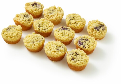Bakery Fresh Cream Cheese Blueberry Coffee Cake Bites
