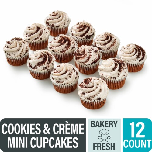 Bakery Fresh Cookies and Crème Mini Cupcakes