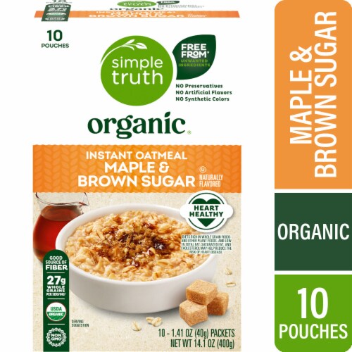 Simple Truth Organic® Maple & Brown Sugar Instant Oatmeal