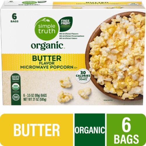 Simple Truth Organic® Butter Flavor Microwave Popcorn