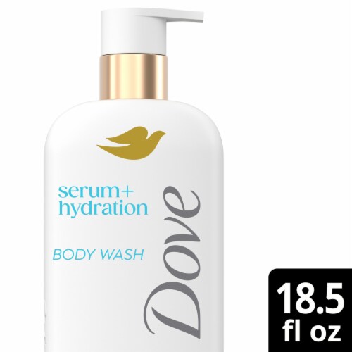 Dove Body Wash Actively Drenches Dry Skin Hydration Boost 6% Hydration Serum With Hyaluronic