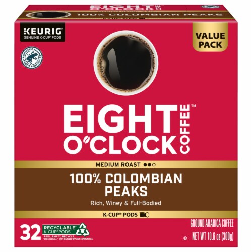 Eight O’Clock Coffee™ 100% Colombian Peaks Medium Roast K-Cup® Coffee Pods