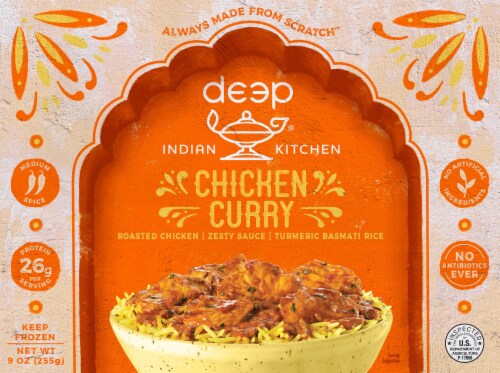 Deep Indian Kitchen Chicken Curry with Basmati Rice Frozen Meal