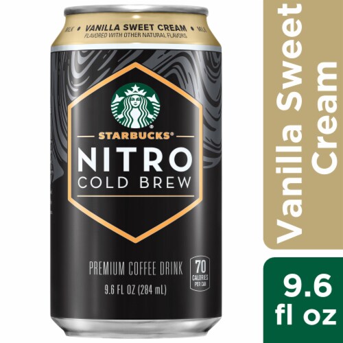 Starbucks® Premium Vanilla Sweet Cream Nitro Cold Brew Iced Coffee Can