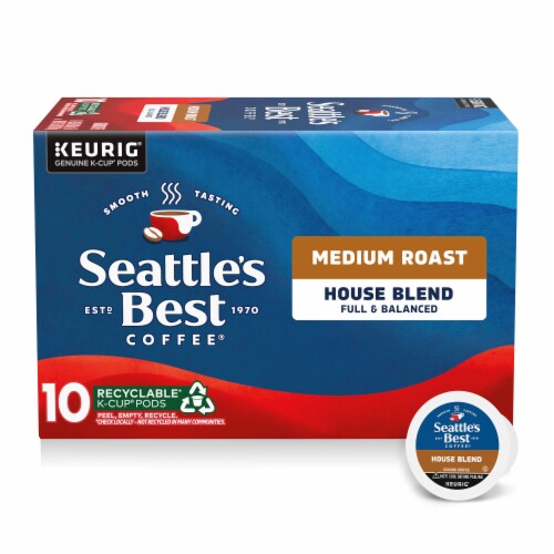 Seattle’s Best Coffee House Blend Medium Roast K-Cup Coffee Pods