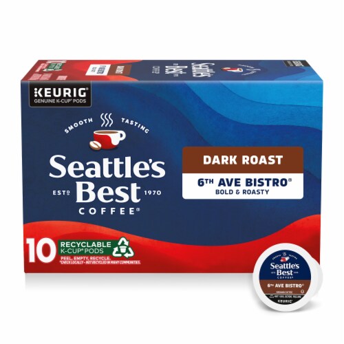 Seattle’s Best Coffee 6th Avenue Bistro Dark Roast K-Cup Coffee Pods