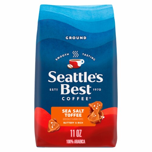 Seattle’s Best Coffee Sea Salt Toffee Flavored Ground Coffee