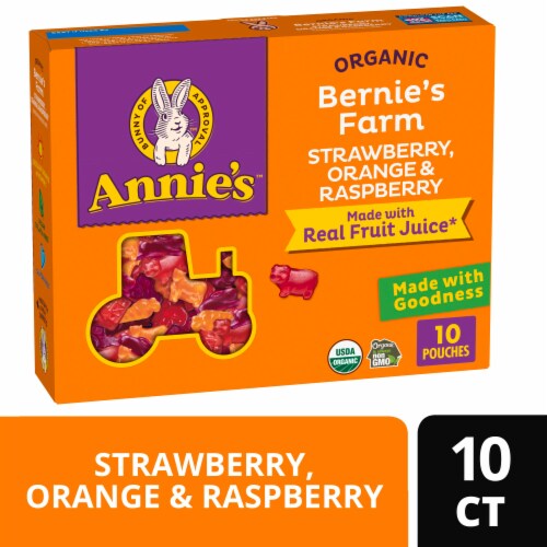 Annie’s Organic Bernie’s Farm Fruit Flavored Snacks