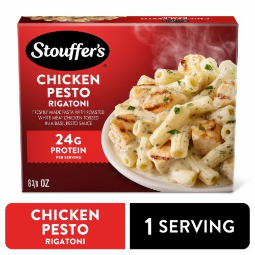 Stouffer’s Chicken Pesto Rigatoni Single Serve Frozen Chicken Pasta Single Frozen Meal