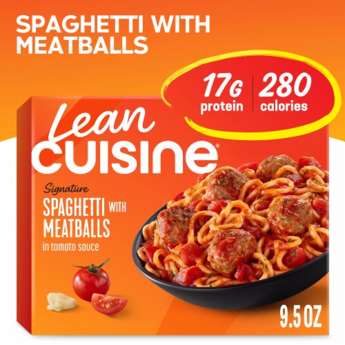 Lean Cuisine Signature Spaghetti with Meatballs Frozen Lunch or Dinner Frozen Pasta
