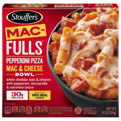 Stouffer’s® MAC-FULLS™ Pepperoni Pizza Mac and Cheese Frozen Meal