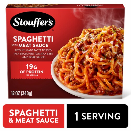 Stouffer’s Spaghetti with Meat Sauce Single Serve Frozen Pasta Single Frozen Meals