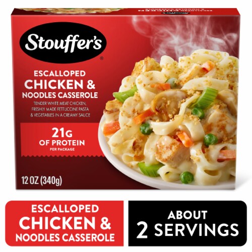 Stouffer’s Escalloped Chicken & Noodles Casserole Single Serve Single Frozen Meals