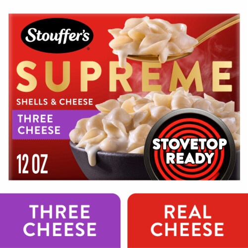 Stouffer’s Supreme Shells and Cheese Three Cheese Boxed Mac & Cheese Dinner Kit