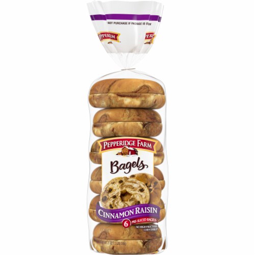 Pepperidge Farm Cinnamon Raisin Bagels 6-Pack