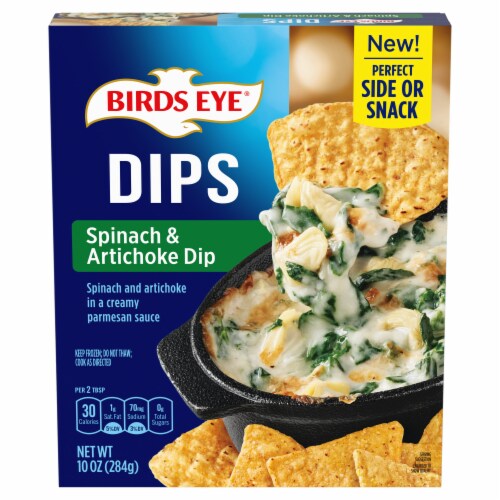 Birds Eye Spinach & Artichoke Dip, Frozen Side