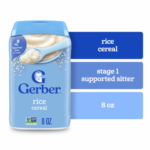Gerber 1st Foods Cereal for Baby Cereal Rice Canister