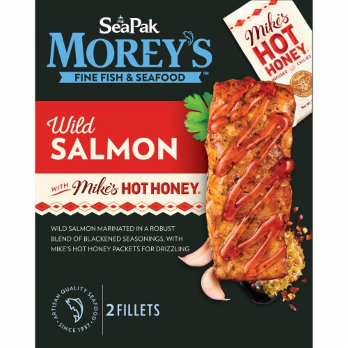 SeaPak Morey’s Wild Salmon With Mike’s Hot Honey