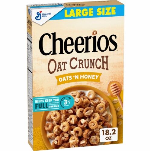 General Mills Cheerios Oat Crunch Oats ‘N Honey Large Size Cereal