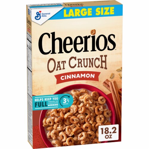 General Mills Cheerios Oat Crunch Cinnamon Large Size Cereal