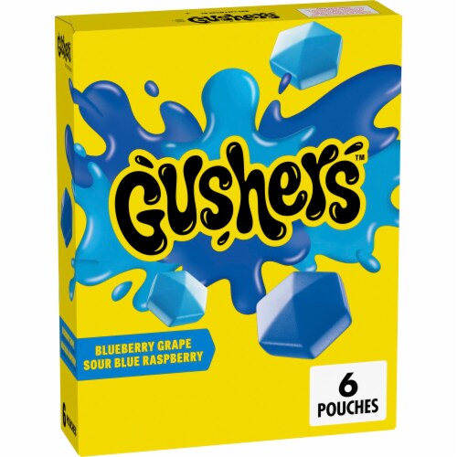 Gushers™ Blueberry Grape and Sour Blue Raspberry Fruit Flavored Snacks