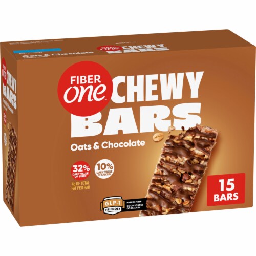 Fiber One Oats and Chocolate Chewy Bars Fiber Snacks Mega Pack