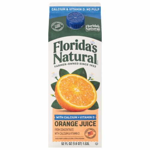 Florida’s Natural No Pulp Calcium & Vitamin D Orange Juice