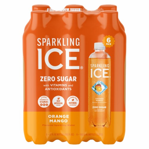 Sparkling Ice Oragne Mango (6pk) 17oz Bottles