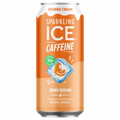 Sparkling Ice Caffeine Orange Cream 16oz Cans
