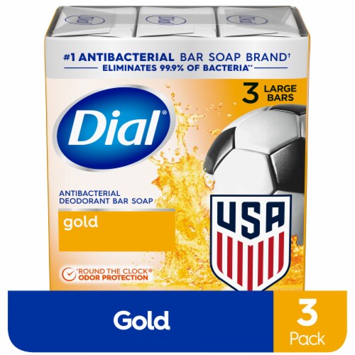 Dial® Advanced Clean™ Gold Antibacterial Deodorant Bar Soap