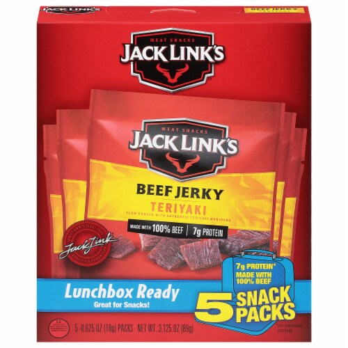 Jack Link’s® Teriyaki Beef Jerky Snack Packs