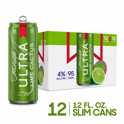 Michelob ULTRA Lime Cactus American Beer 12 Pack 12 fl oz Cans