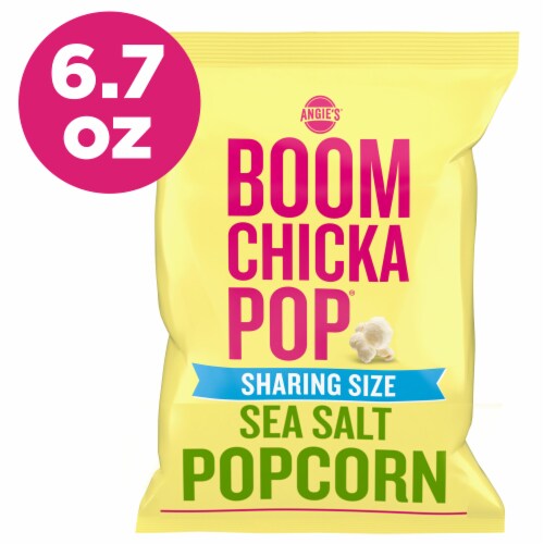 Angie’s BOOMCHICKAPOP Sea Salt Popcorn, Sharing Size