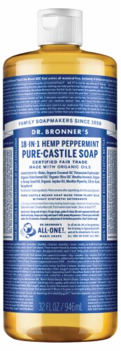 Dr Bronner’s 18-in-1 Hemp Peppermint Pure-Castile Liquid Soap