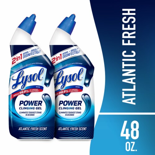 Lysol Power Toilet Bowl Cleaner Atlantic Fresh