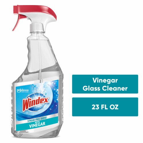 Windex® with Vinegar Glass Cleaner, Spray Bottle, 23 fl oz