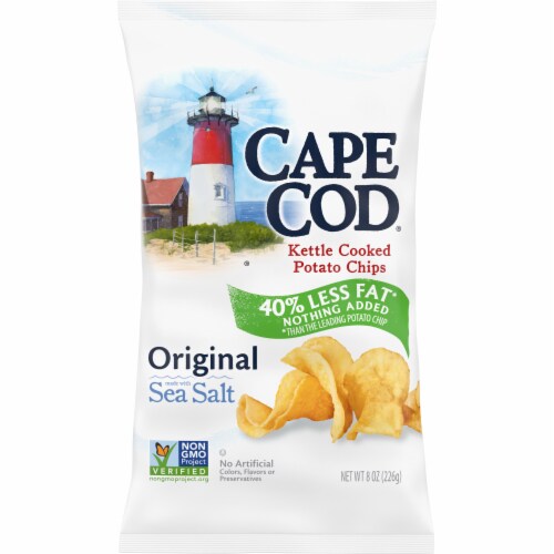 Cape Cod Potato Chips Less Fat Original Kettle Chips