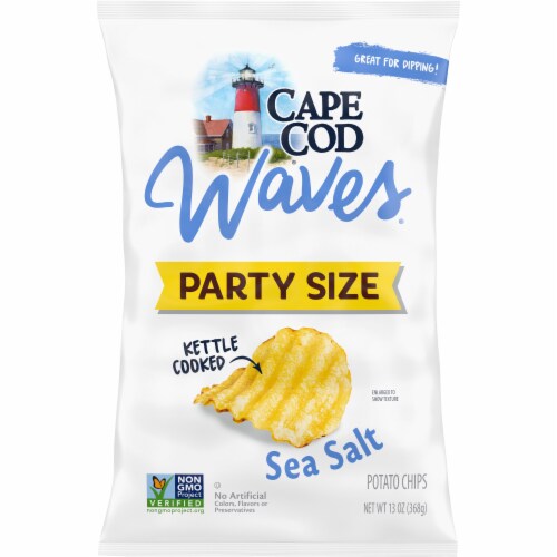 Cape Cod Waves® Sea Salt Kettle Cooked Party Size Potato Chips