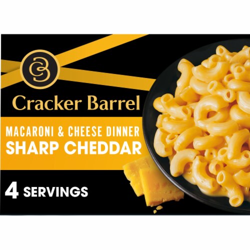 Cracker Barrel Sharp Cheddar Macaroni & Cheese Dinner, Box