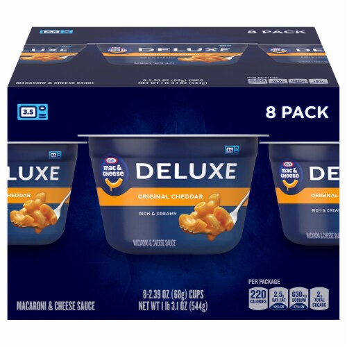 Kraft Deluxe Macaroni & Cheese Dinner Cups