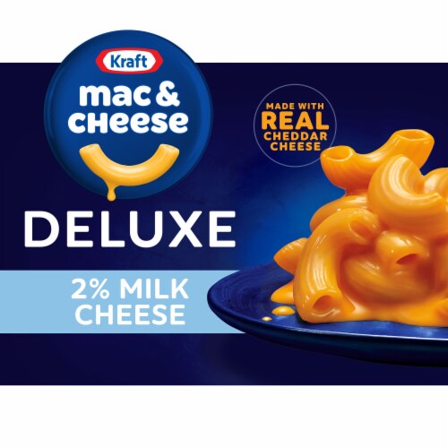 Kraft Deluxe Macaroni and Cheese Dinner with 2% Milk Cheese